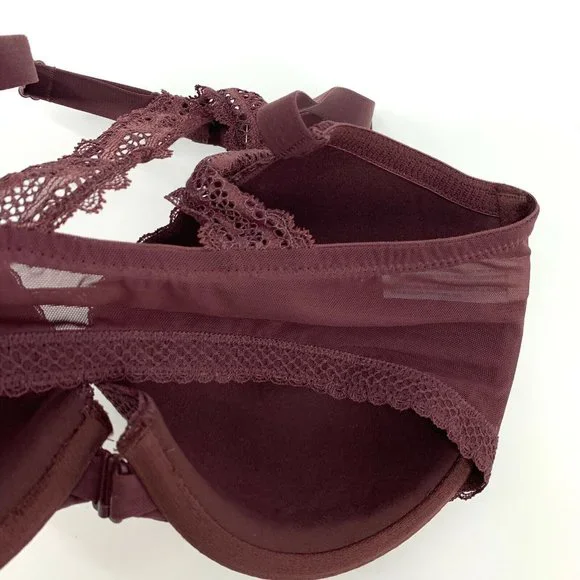 Auden Bra The Ace Demi Racerback Lightly Lined Front Closure Womens NWT - Picture 8 of 10